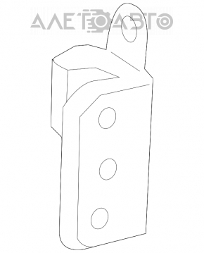 Upper rear right door hinge for Mercedes W211