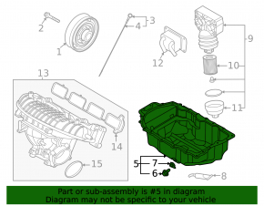 Kia Sorento 21-25 2.5 Oil Pan