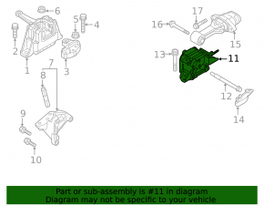 Engine mount left Kia Niro 23- HEV, PHEV