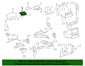 Lexus GX470 03-09 passenger airbag dashboard trim
