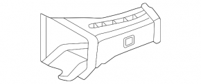 Right brake cooling duct for BMW 4 Series G22 G26 21-25 front