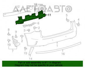Rear Bumper Absorber Lexus RX350 RX450h 16-19