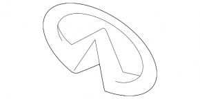 Infiniti Q50 14-20 grille emblem
