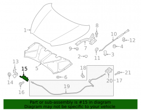 Nissan Kicks 18-25 Hood Lock