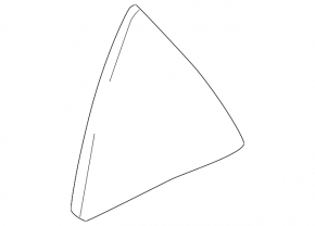 Lexus RX300 98-00 rear left triangle door glass