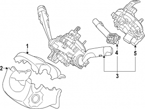 Steering column frame assembly Hyundai Ioniq 5 22-24 black