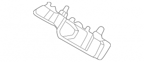 Front bumper mount, right fender, Hyundai Tucson 22-24