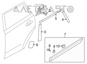 Kia Niro 17-22 front left side door sticker