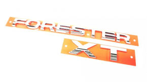 Emblem inscription XT trunk door Subaru Forester 14-18 SJ
