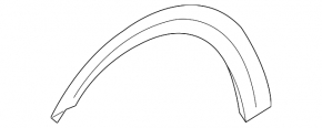 Front right inner fender arch trim for Mercedes X164 GL W164 ML