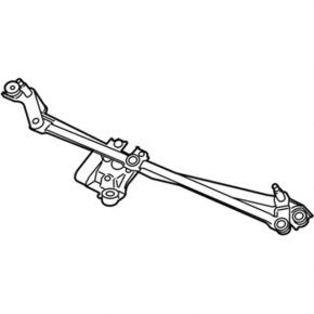 Ford Mustang mk6 15-windshield wiper linkage with motor