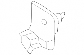 Right lower front bumper bracket for Mazda CX-5 22-25