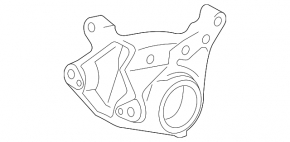Lexus RX450h 13-15 rear engine mount bracket
