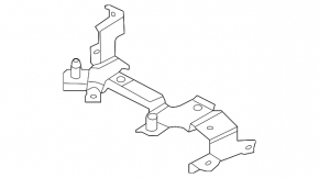 Air intake bracket Mitsubishi Outlander 14-20