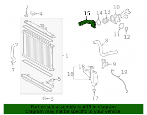 Thermostat housing Lexus RX350 10-15