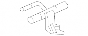 Cooling system tee Lexus NX200t NX300 15-21