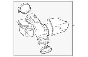 Lexus LX570 08-21 Air Duct