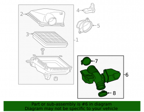 Lexus LX570 08-21 Air Duct