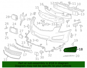 Front left fog light plug Cadillac ATS 13-14 prerest