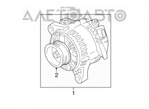 Generator Toyota Sienna 04-10 3.5