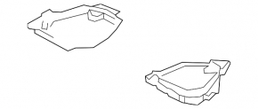 Tank guard left Subaru Outback 15-19