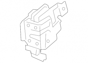 Front right door lock for Audi A6 C8 19-24 with door closer, with cable