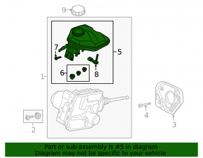 Audi E-Tron 19-23 Master Cylinder Reservoir with Cap