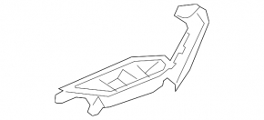 Front right window lift control trim panel for Audi E-Tron 19-23, cracked fasteners, chipped, worn