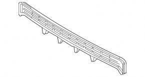 Toyota Tundra 14-21 Front Bumper Lower Grille
