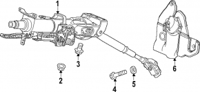 Honda Civic XI FE/FL 22-26 Steering Column