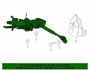 Honda Civic XI FE/FL 22-26 Steering Column