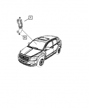 YAW RATE SENSOR Jeep Patriot 11-17