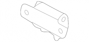 Trunk door hinge right Kia Soul 14-19