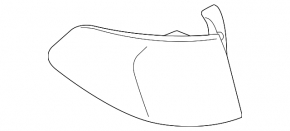 Subaru Impreza WRX GH 2014 5D Left Outer Wing Light with Trim