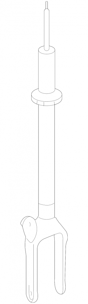 Front left shock absorber Mercedes W164 ML
