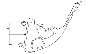 Door trim panel rear right Mercedes A-class V177 19-22 black, insert black Alcantara with red stitching, Burmester
