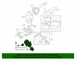 Mazda6 03-05 ignition switch