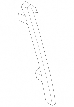 Rear left door glass guide Mazda CX-5 17-24