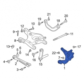 Rear left axle Ford Explorer 20-