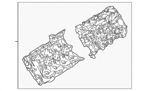 Cylinder head assembly for Audi A6 C8 19-24 3.0T left