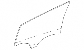 Glass of the rear left door Chevrolet Volt 16-
