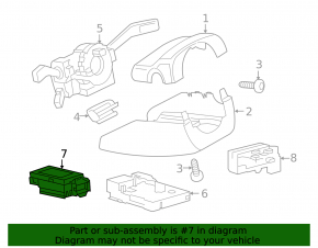 P Parking Button VW CC 08-17