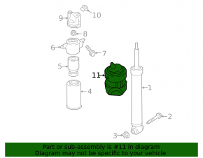 Air spring rear right Audi Q7 16