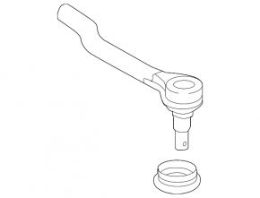 Tie rod end left Acura MDX 14-20