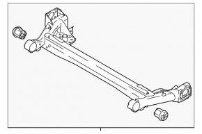 Rear beam Hyundai Venue 20-25