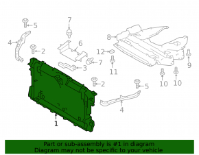 TV panel radiator Nissan Maxima A36 16-23 3.5