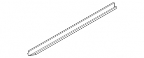 Inner rear left glass seal Nissan Murano 25-26