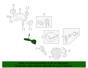 Left steering column switch for Subaru Forester 14-18 SJ
