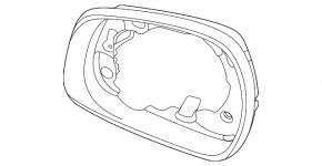Left mirror housing for Kia Sorento 2021-2025