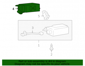Tire Pressure Management Computer Lexus GX470 03-06